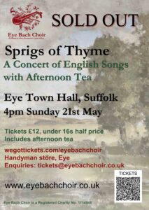Sold out Sprigs of Thyme concert