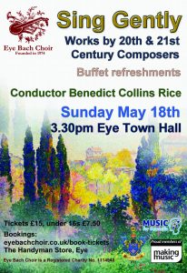 Eye Bach Choir May 18th concert 2025