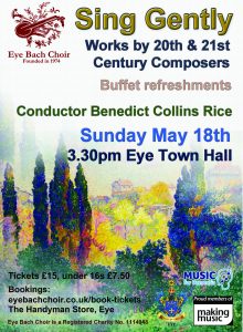 Eye Bach Choir May 18th concert 2025